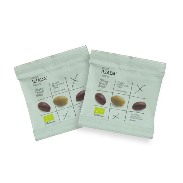 Organic Greek Mixed Olives: 14 x 30g