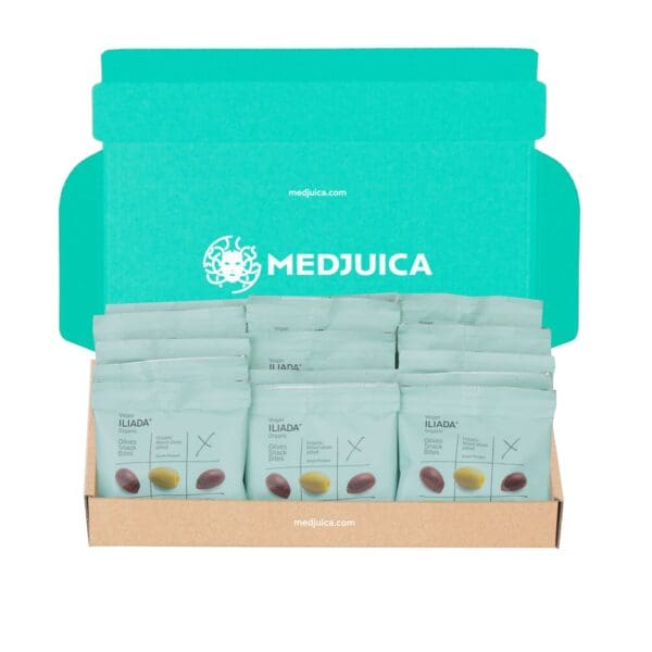 Organic Greek Mixed Olives: 14 x 30g